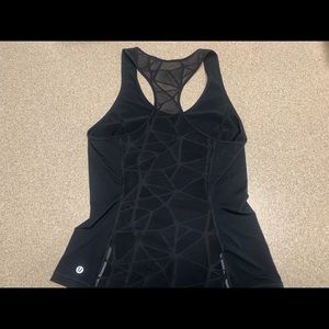Lululemon tank with mesh back